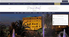 Desktop Screenshot of hotelpresident.it