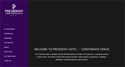 Desktop Screenshot of hotelpresident.co.za