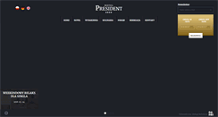 Desktop Screenshot of hotelpresident.pl